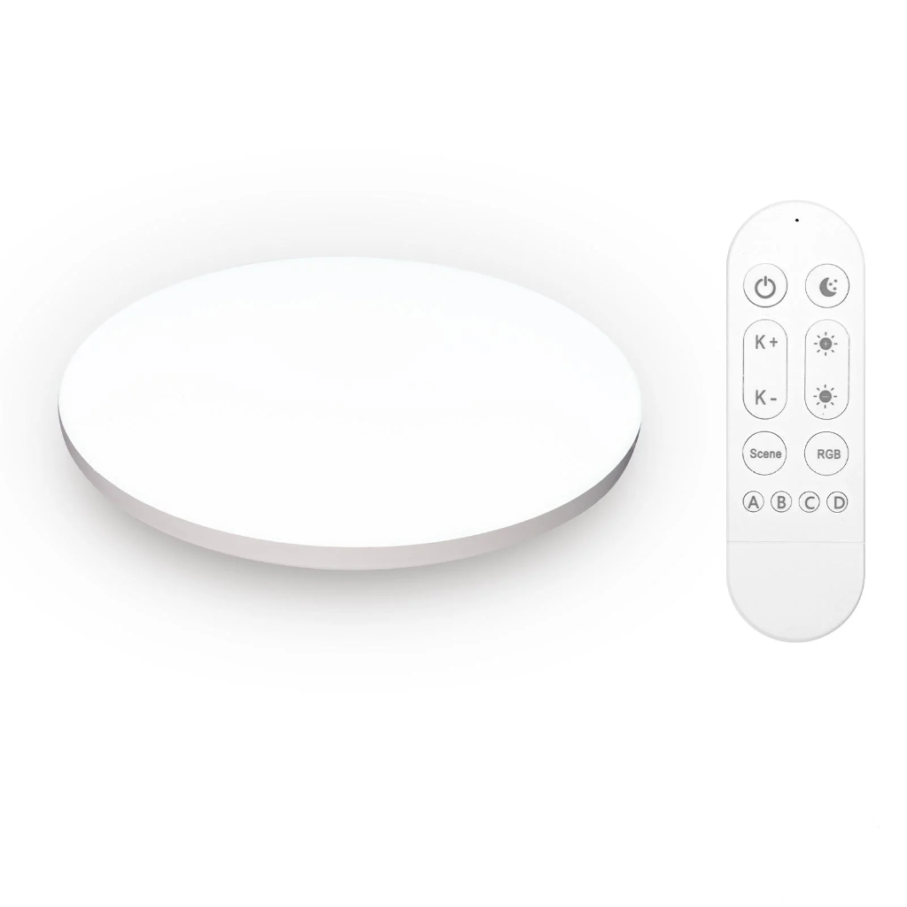 Moes WiFi Smart Ceiling Light Bluetooth With Beacon Remote Control RGB Dimmable Lighting