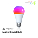 Moes Tuya Matter WiFi Smart LED E27 Dimmable Light Bulbs RGB 2700K-6500K W+C 9W
