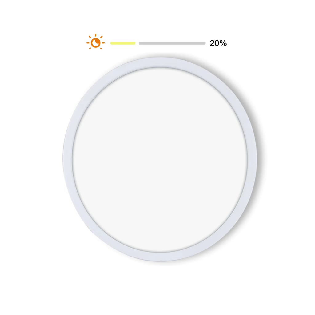 [WCL-TD25- RCW-Y-WH] Moes Smart WIFI Ceiling Light Ultrathin Energy-saving RGB Dimmable Lighting LED Lamp