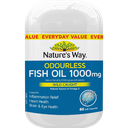 Nature's Way Odourless Fish Oil 1000mg - 80 Capsules