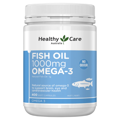 Healthy Care - Fish Oil 1000mg Omega-3 - 400 Capsules