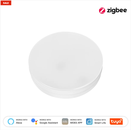 [ZB-TD6-RCW- GX53] Moes ZigBee Smart LED Lamp GX53 Light Bulb 6W Color Changing Dimmable Music Sync