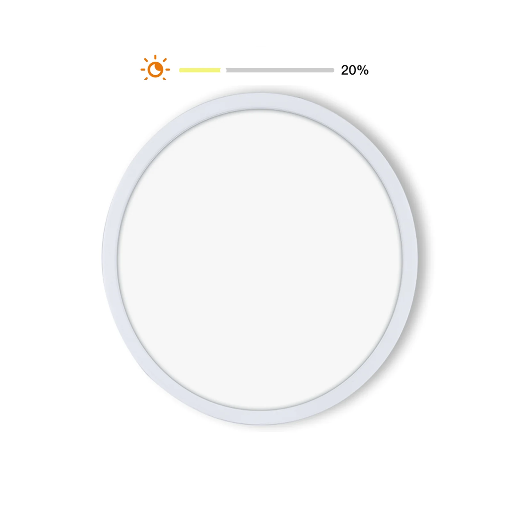 [WCL-TD25- RCW-Y-WH] Moes Smart WIFI Ceiling Light Ultrathin Energy-saving RGB Dimmable Lighting LED Lamp